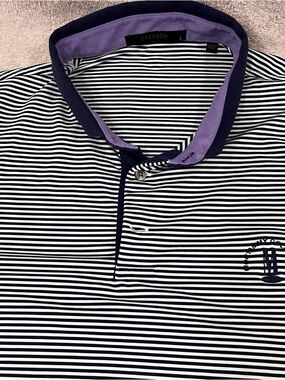 Greyson Golf Polo Shirt Mens Large Performance Striped MonTammy Golf Club